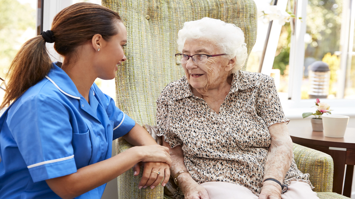 incredicare senior with nurse