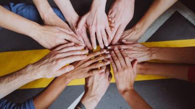 calendar support group hands