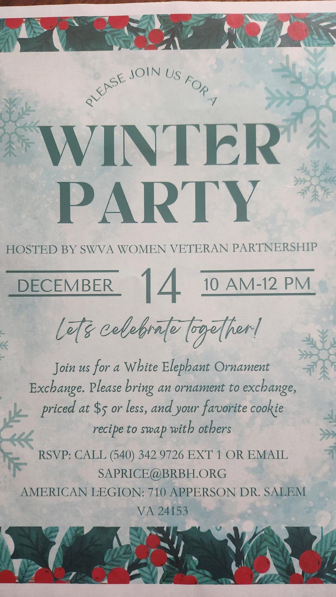 winter party veterans